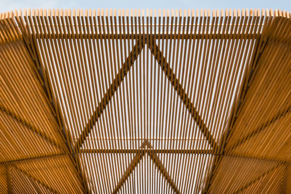 Detail Of Wall And Roof Of Serpentine Pavilion Kr Architecture Photo By Jim Stephenson